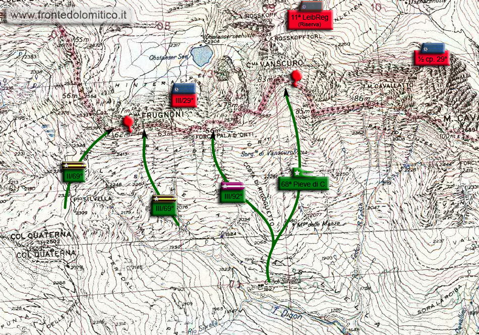 Azione del 18 luglio - Lato Sinistro