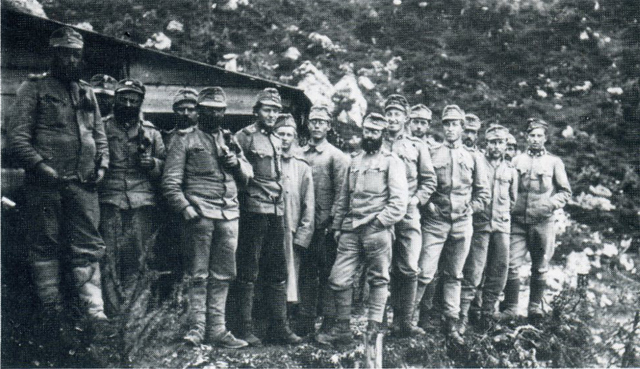 Gli standschützen sulla Croda Rossa